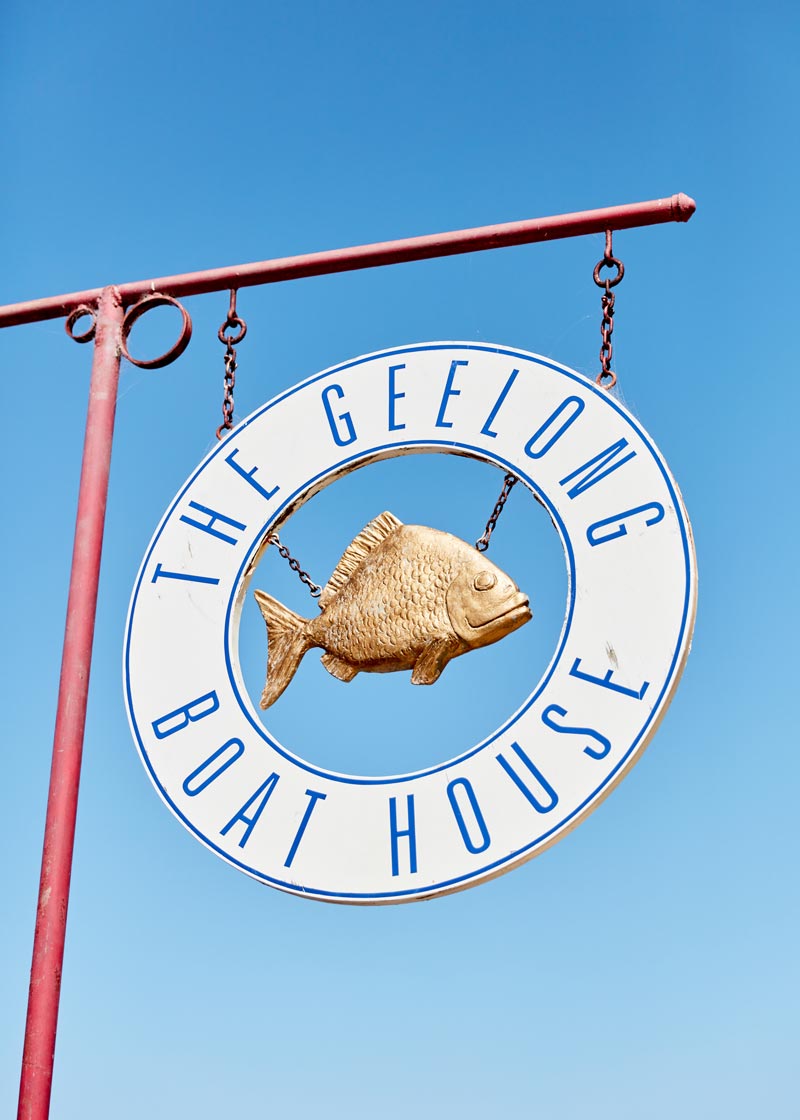 The Geelong Boat House signage