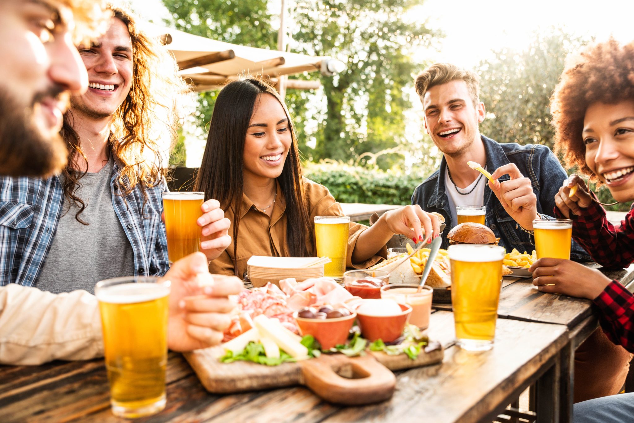 Afternoon Friends Lunch at the Pub